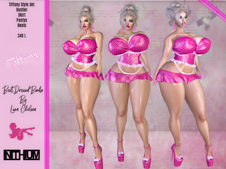 Second Life Marketplace - Tiffany * Bimbo Style Set, All Included, Pink